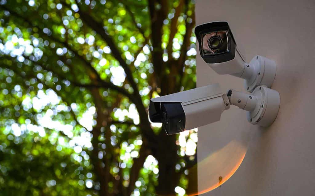 surveillance camera outside